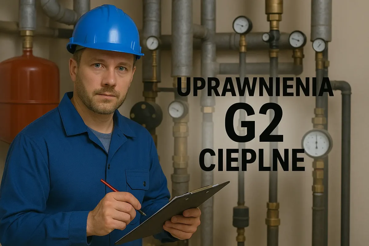 Szkolenie G2 cieplne – kurs uprawniający do pracy przy urządzeniach energetycznych. Zdobądź certyfikat G2 cieplny!