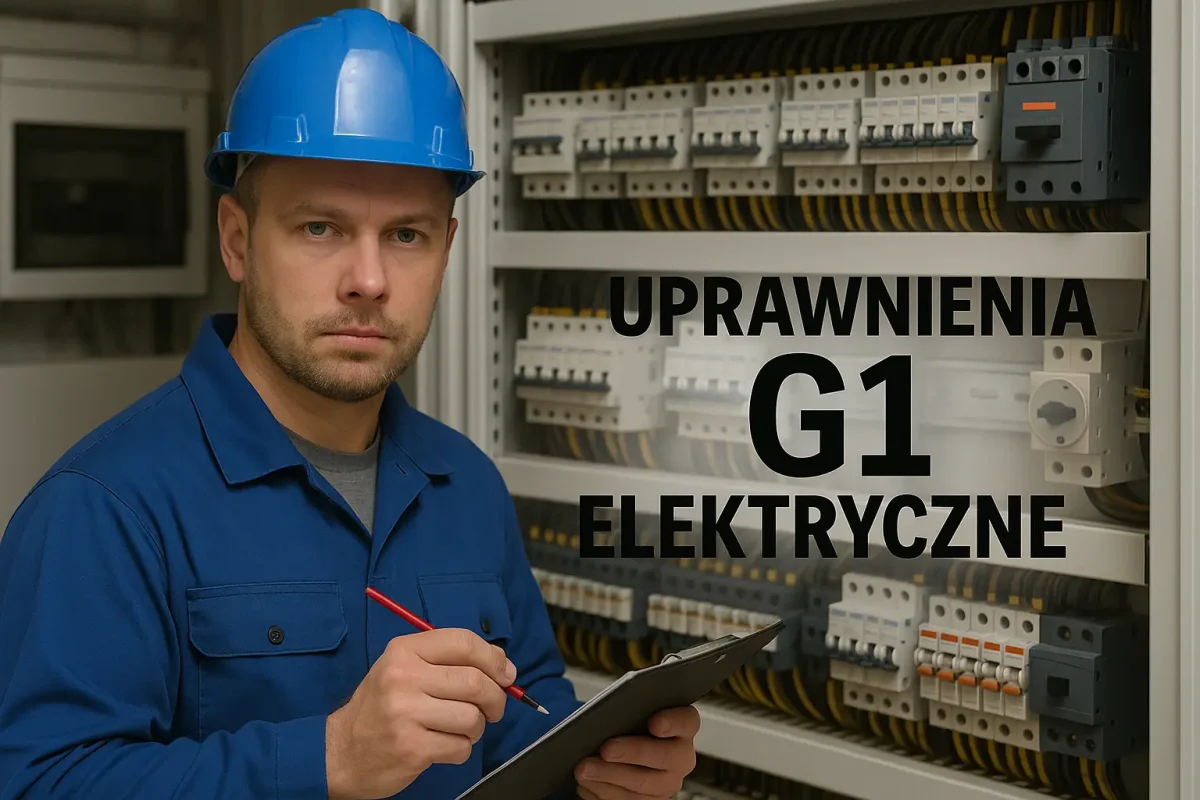 Osoba podczas szkolenia SEP G1 z instalacjami elektrycznymi – kurs na uprawnienia elektryczne