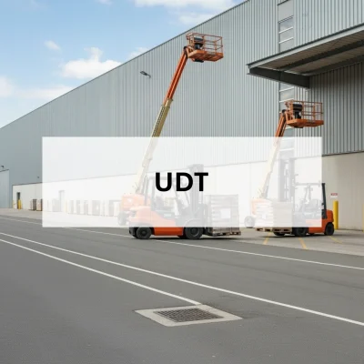 Szkolenie UDT dla operatorów urządzeń technicznych, wózków widłowych i dźwigów w BEHAP-BUD w Trzebini.