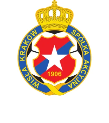 Logo Wisły Kraków — partner od 2023 roku wspierający inicjatywy szkoleniowe i współpracę lokalną.